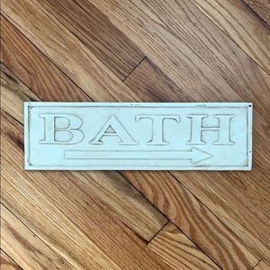 Novelty Farmhouse Sign - BATH